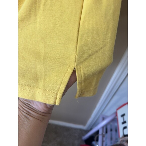 Quacker Factory Yellow Blue Floral Heart Embroidered Top size 2X Stones 3/4 - Picture 6 of 10